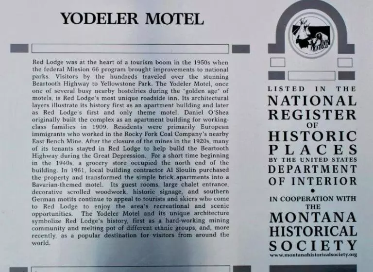 身障者適用スタンダードルーム, Yodeler Motel