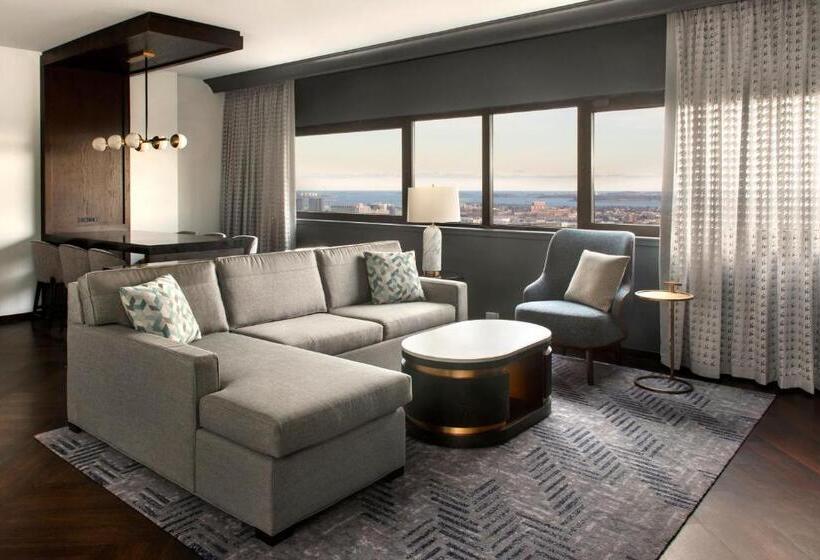 이그제큐티브 스위트 킹침대, Boston Marriott Copley Place
