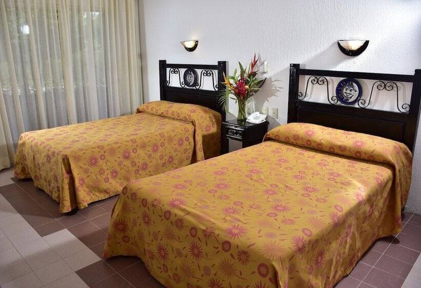 חדר סטנדרט שתי מיטות זוגיות, Plaza Palenque