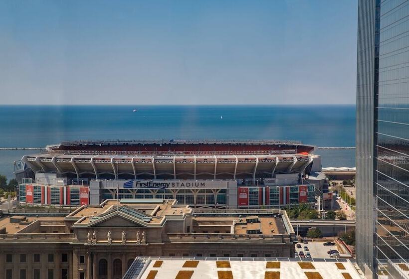 חדר סטנדרט מיטה זוגית, Cleveland Marriott Downtown At Key Tower