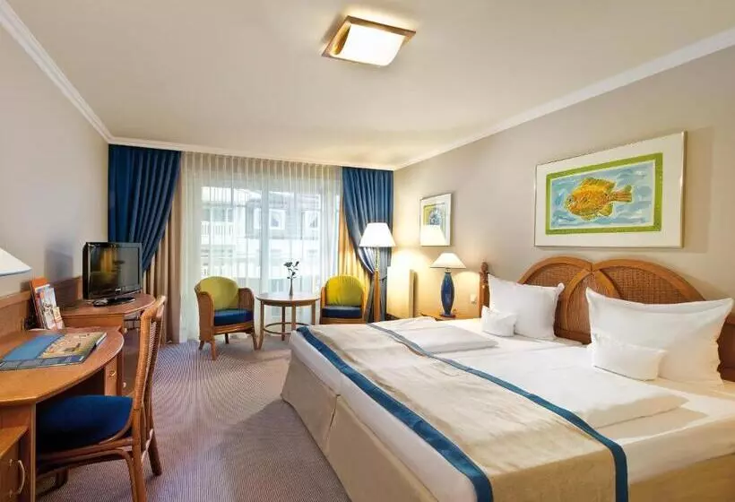 サイドオーシャンビューバルコニー付スタンダードルーム, Aja Strandhotel Bansin