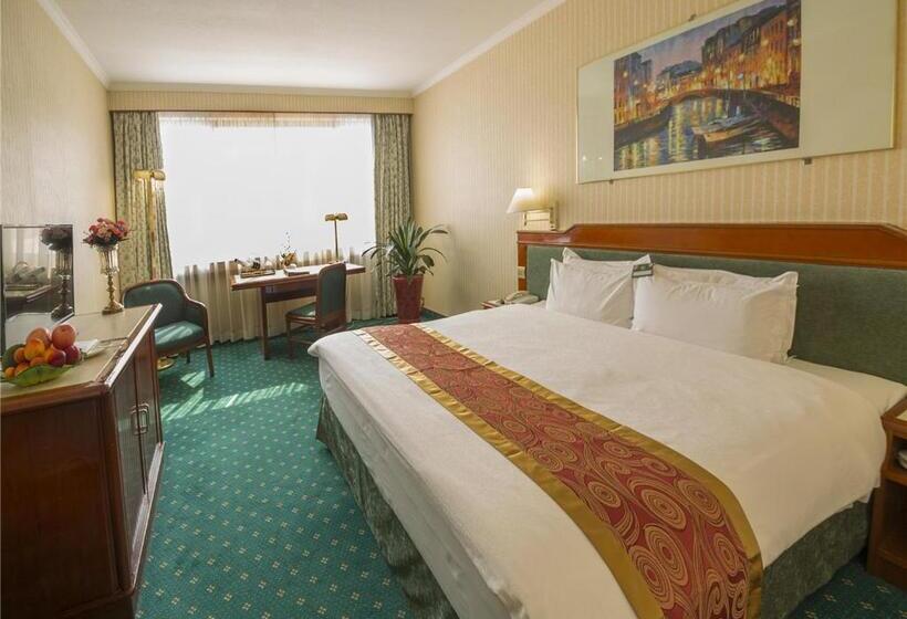 디럭스 룸 킹사이즈 침대, Citic Hotel Beijing Airport