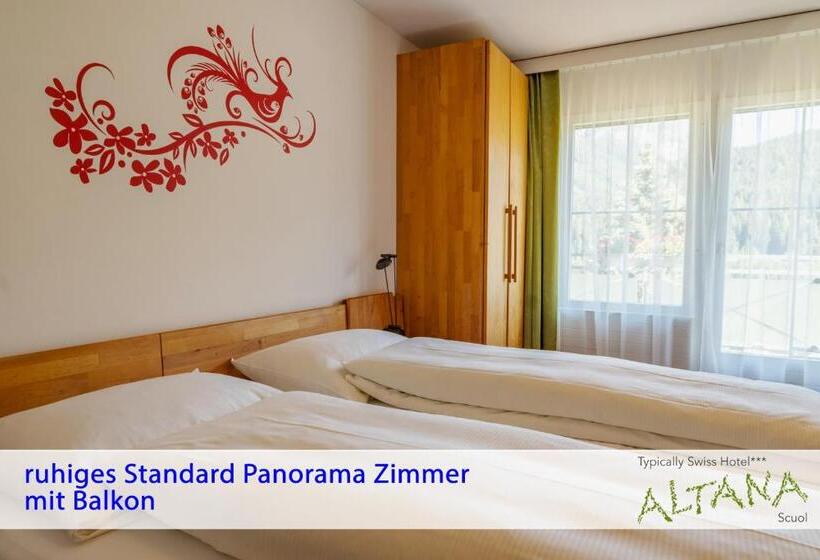 חדר סטנדרט עם מרפסת, Typically Swiss Hotel Altana