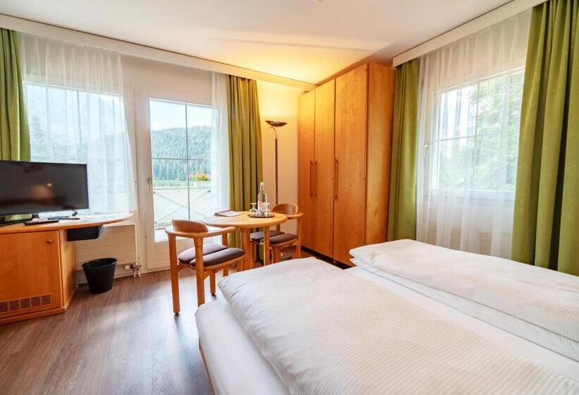 غرفة قياسية مزوَّدة بشُرفة, Typically Swiss Hotel Altana