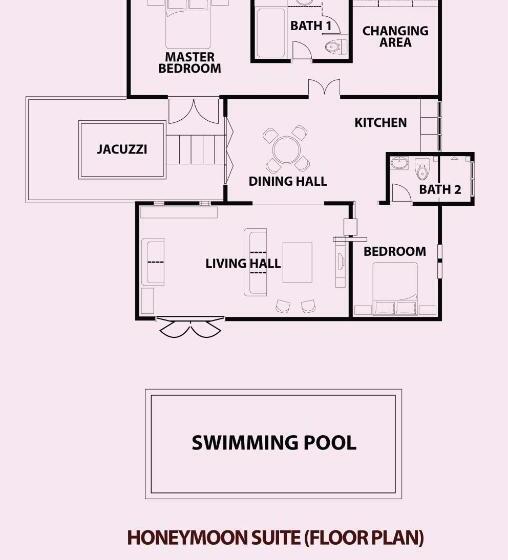 침실 2개 빌라, A Famosa Resort