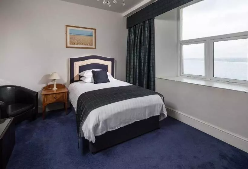 オーシャンビューのスタンダードシングルルーム, Atlantic Hotel Newquay