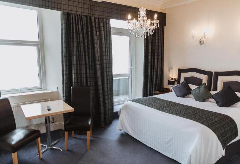 オーシャンビューデラックスルームバルコニー付き, Atlantic Hotel Newquay