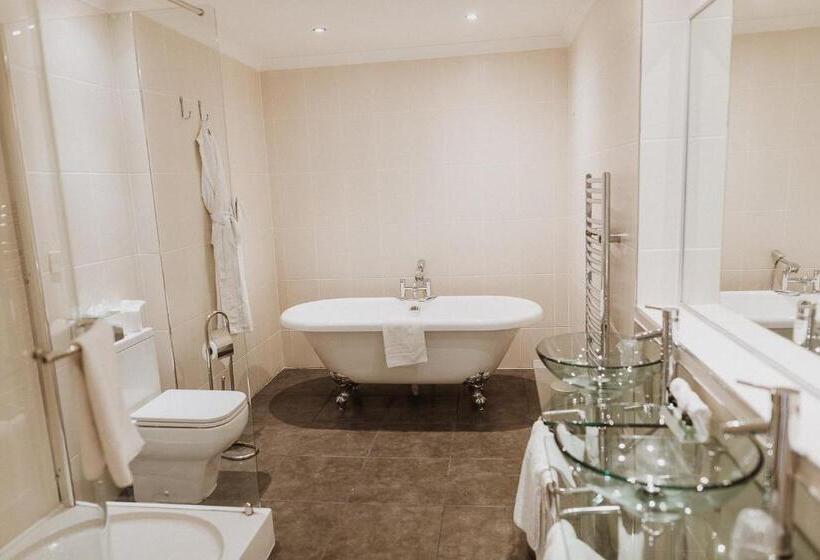 オーシャンビュースタンダードルームバルコニー付き, Atlantic Hotel Newquay