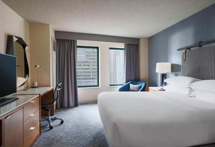 身障者適用キングサイズベッドルーム, Sheraton Grand Chicago Riverwalk