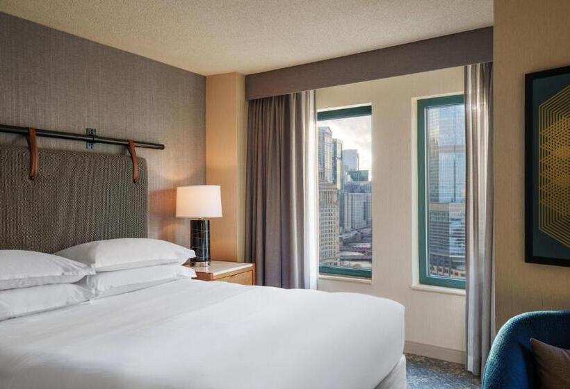 스탠다드 룸 킹사이즈 침대, Sheraton Grand Chicago Riverwalk