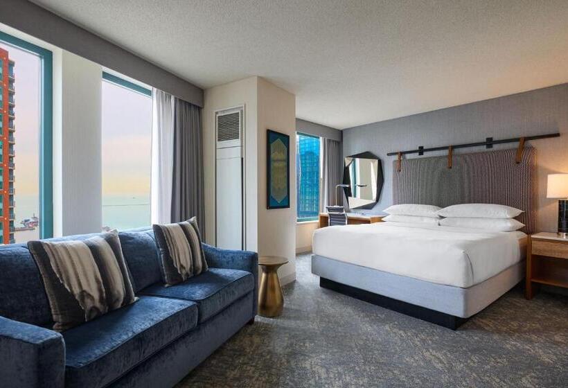 스탠다드 룸 킹사이즈 침대, Sheraton Grand Chicago Riverwalk