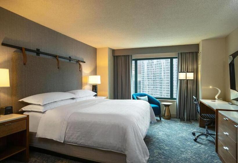 身障者適用キングサイズベッドルーム, Sheraton Grand Chicago Riverwalk