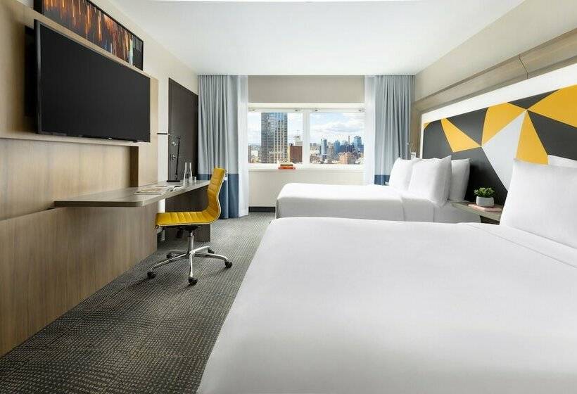 اتاق سوپریور با چشم‌انداز رودخانه, M Social Hotel Times Square New York