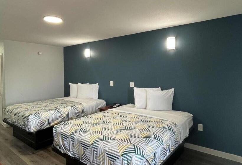 غرفه قياسيه سريرين مزدوجين, Motel 6 Greenwood, Ms