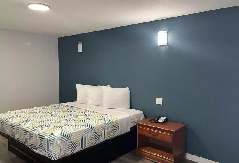 キングサイズベッドのスタンダードルーム, Motel 6 Greenwood, Ms
