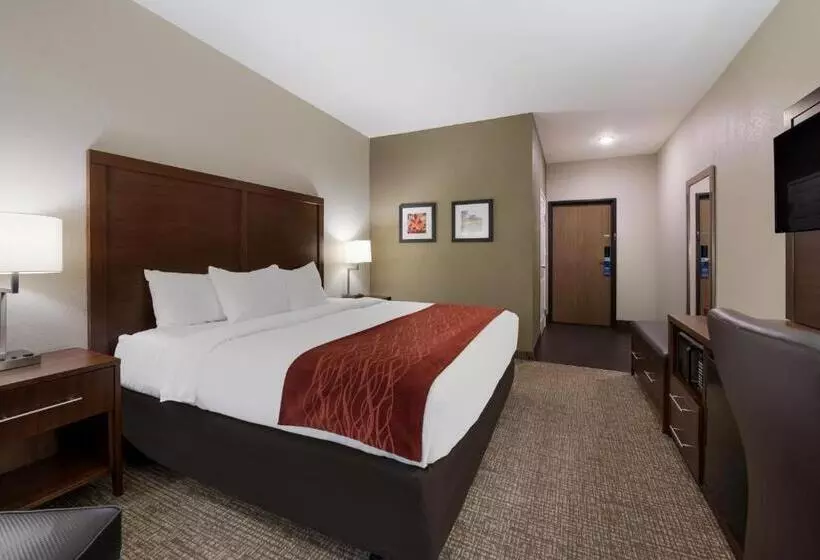 身障者適用キングサイズベッドルーム, Comfort Inn Onalaska  La Crosse Area
