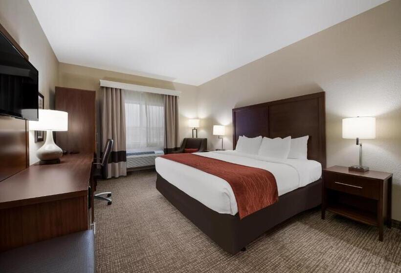غرفة قياسية سرير كينج لذوى الإحتياجات الخاصة, Comfort Inn Onalaska  La Crosse Area