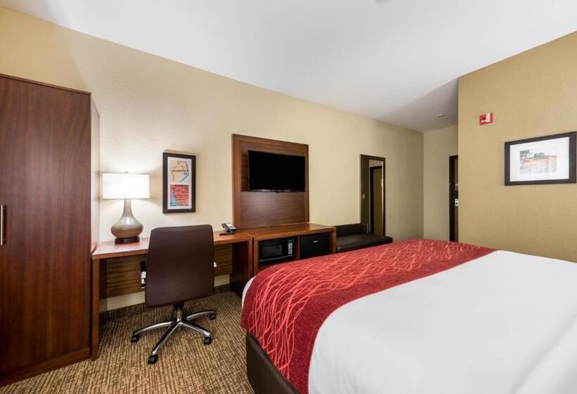 身障者適用キングサイズベッドルーム, Comfort Inn Onalaska  La Crosse Area