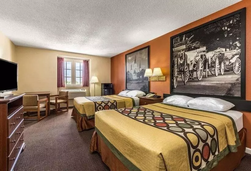 اتاق استاندارد با 2 تخت دوبل, Super 8 By Wyndham New Orleans
