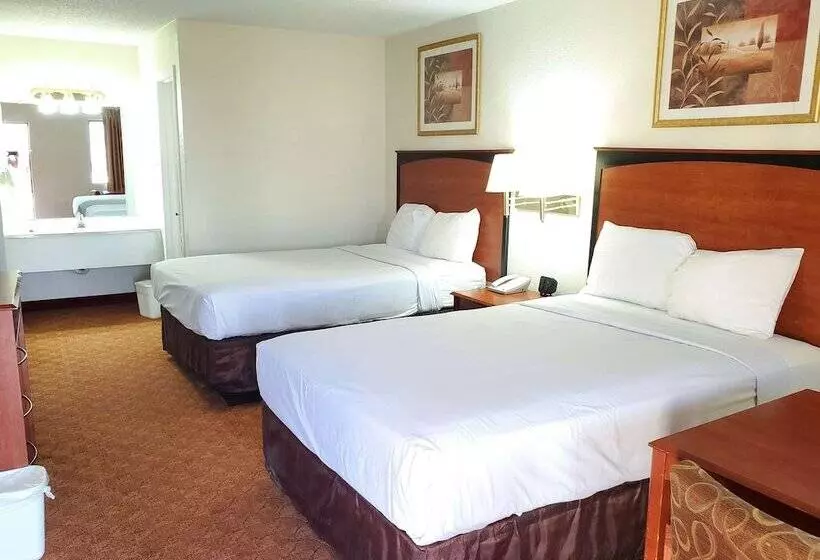 ２ダブルベッドのスタンダードルーム, Motel 6 Shamrock, Tx