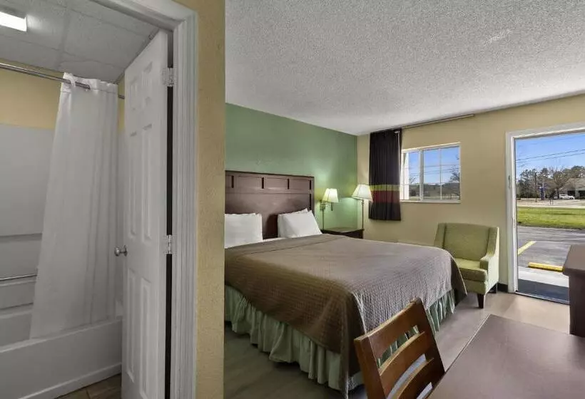 キングサイズベッドのスタンダードルーム, Americas Best Value Inn Edenton
