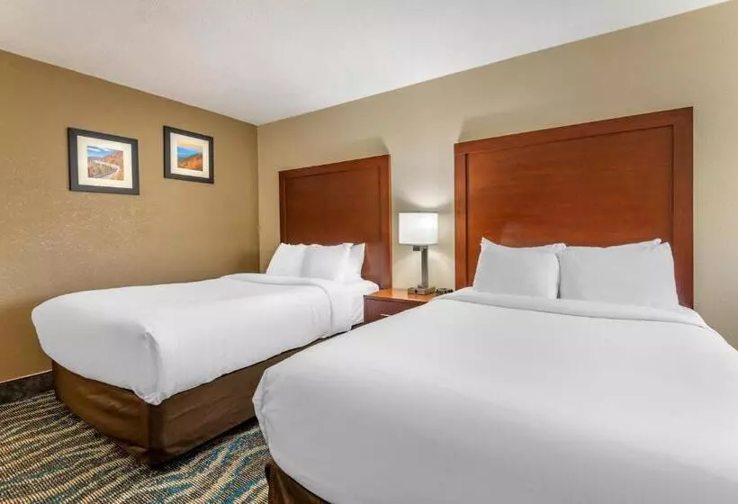 2ダブルベッドのスタンダードルーム, Comfort Inn Asheville East Blue Ridge Pkwy Access