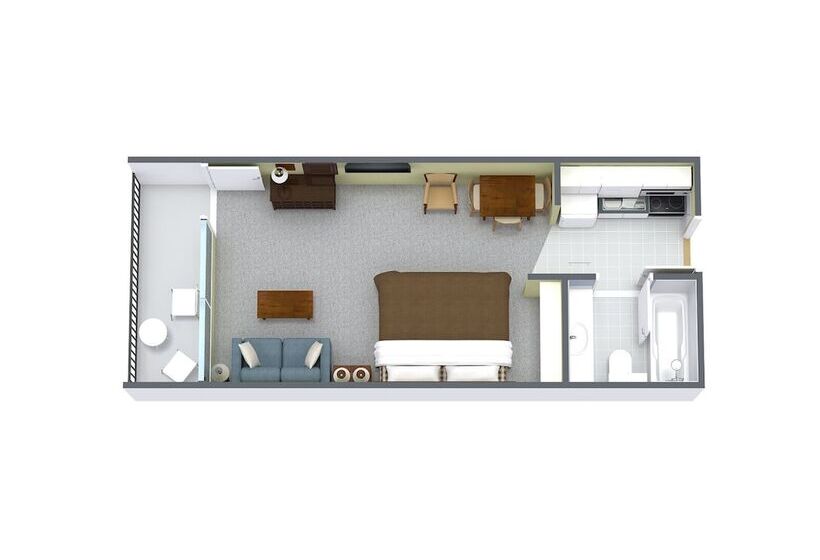 Апартаменты 1 Спальня Вид на Море, Holiday Sands North On The Boardwalk