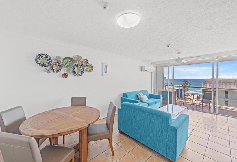 شقة غرفة واحدة مطلة على البحر, Burleigh Beach Tower