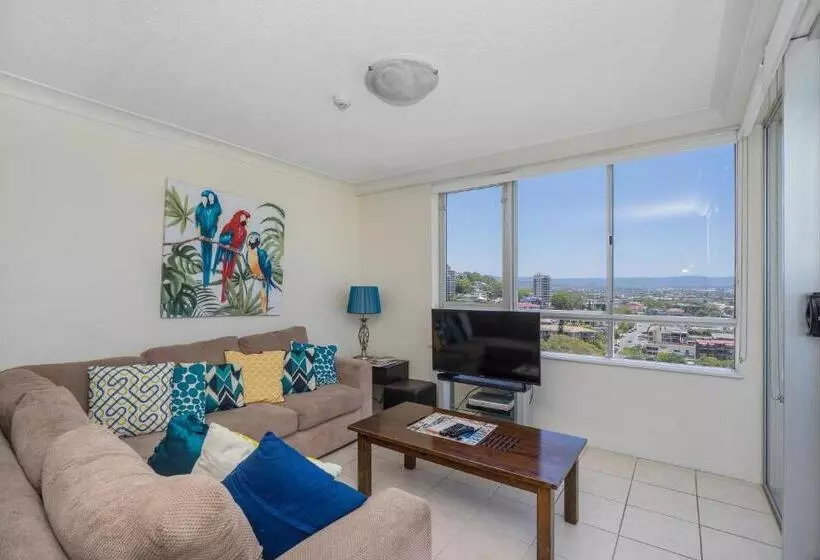 海の見える2ベッドルームアパートメント, Burleigh Beach Tower