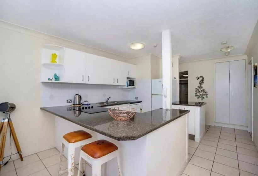 海の見える2ベッドルームアパートメント, Burleigh Beach Tower