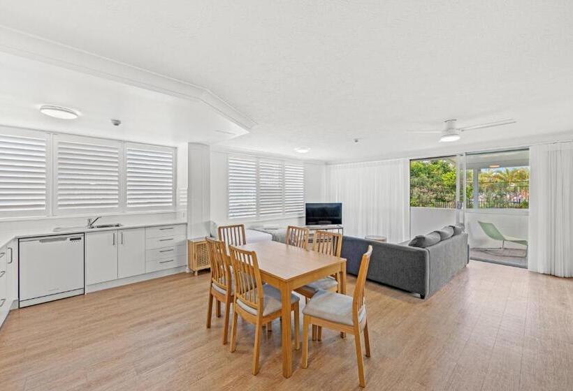 شقة غرفة واحدة مطلة على الحديقة, Burleigh Beach Tower