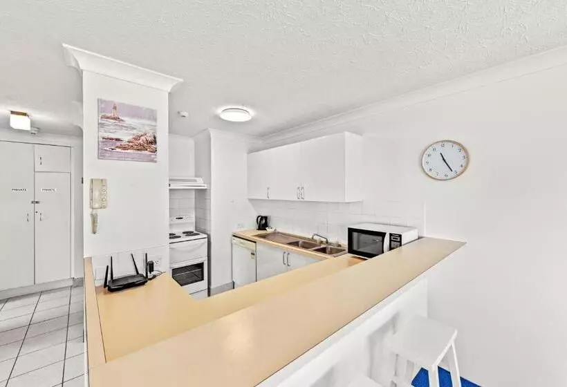 アパートメント・エコノミー2寝室, Burleigh Beach Tower