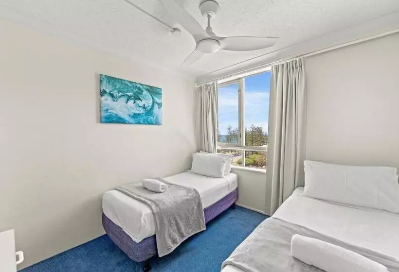 アパートメント・エコノミー2寝室, Burleigh Beach Tower