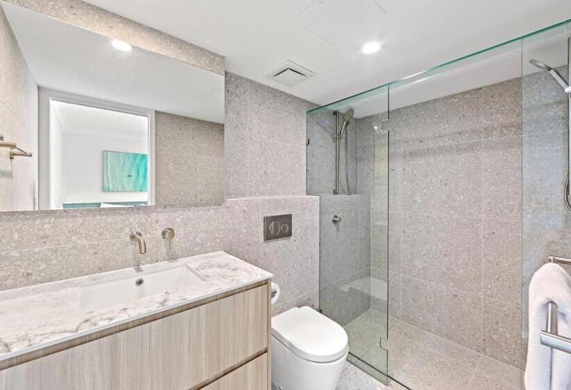 شقة ديلوكس غرفة نوم واحدة مطلة على البحر, Burleigh Beach Tower