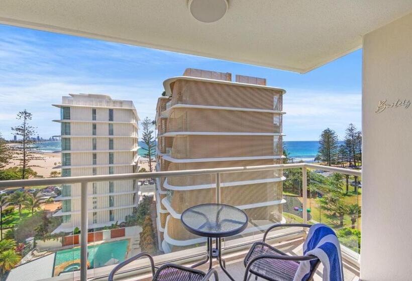 Апартаменты Deluxe 1 Спальня Вид на Море, Burleigh Beach Tower