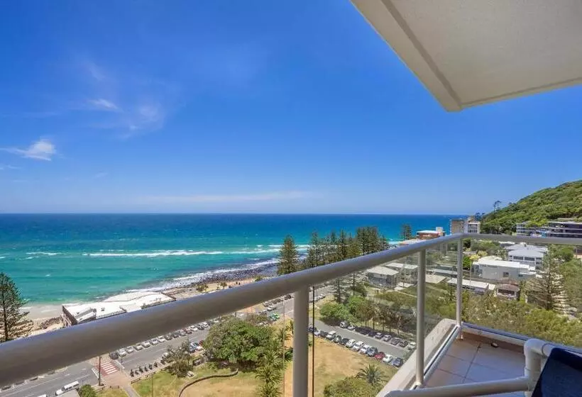 海の見える1ベッドルームアパートメント, Burleigh Beach Tower