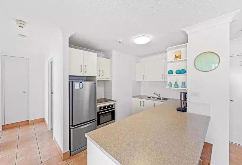 海の見える1ベッドルームアパートメント, Burleigh Beach Tower
