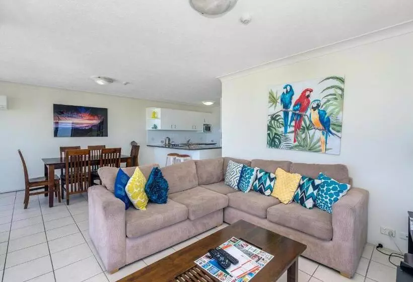 海の見える2ベッドルームアパートメント, Burleigh Beach Tower