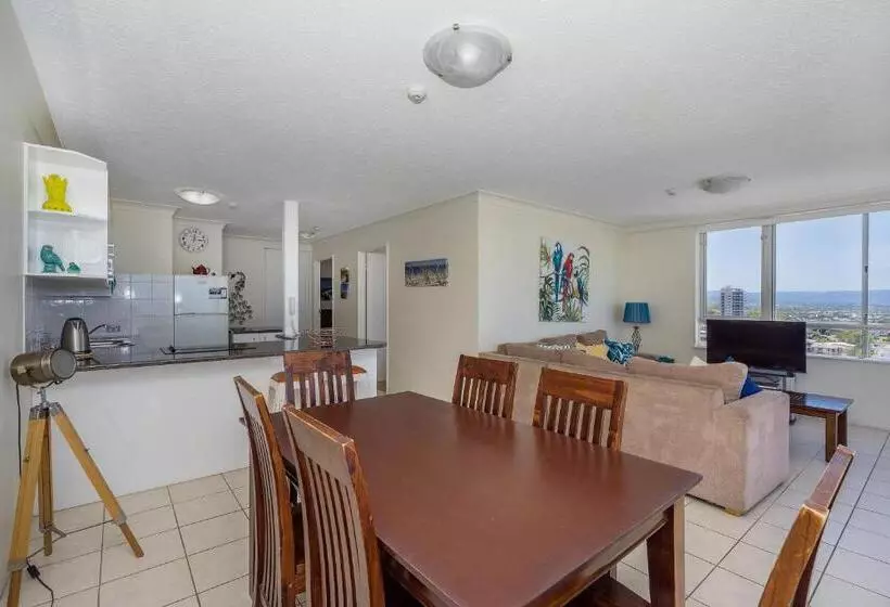 海の見える2ベッドルームアパートメント, Burleigh Beach Tower