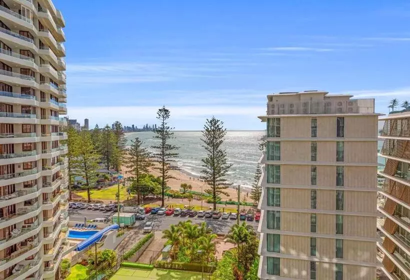 海の見える2ベッドルームアパートメント, Burleigh Beach Tower