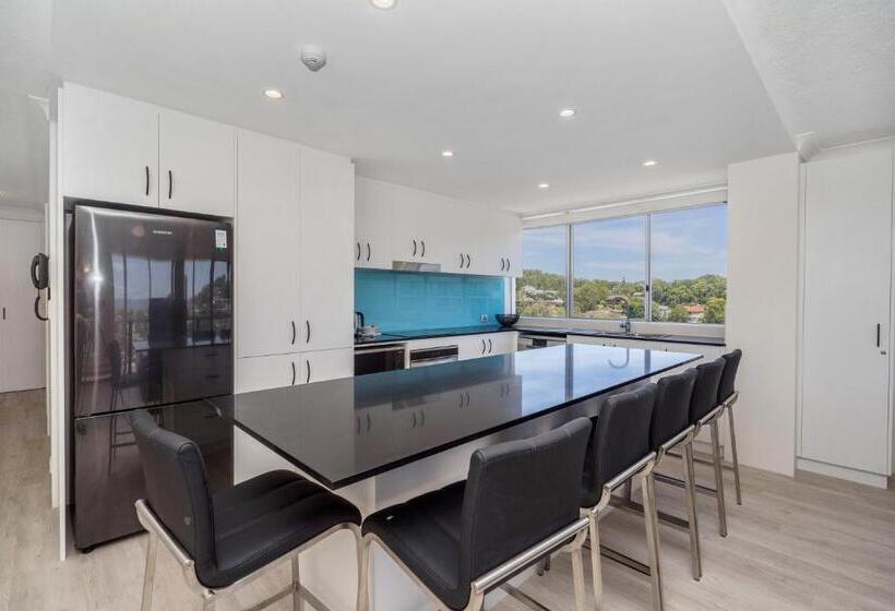 شقة سوبيريور غرفة نوم واحدة مطلّة علي البحر, Burleigh Beach Tower