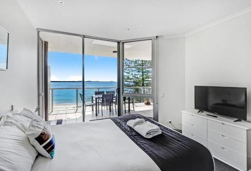 شقة غرفة واحدة مطلة على البحر, Sandcastle Apartments