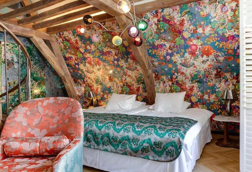 חדר דחוקס עם מיטת קינג, Small Luxury Hotel De Witte Lelie
