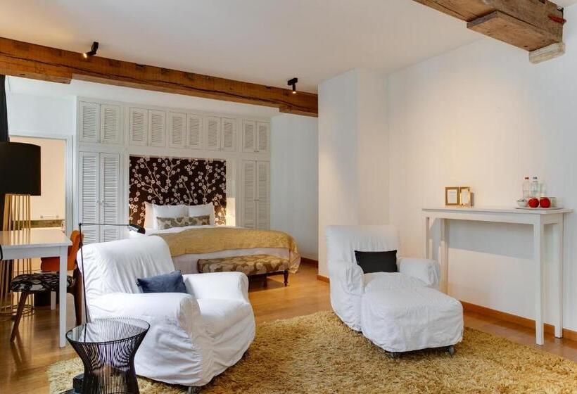 غرفة سوبيريور سرير كينج, Small Luxury Hotel De Witte Lelie
