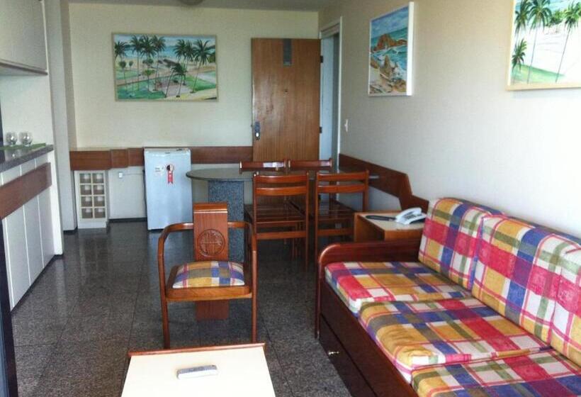 1침실 수피리어 아파트 바다 전망, Iracema Residence Hotel Flat