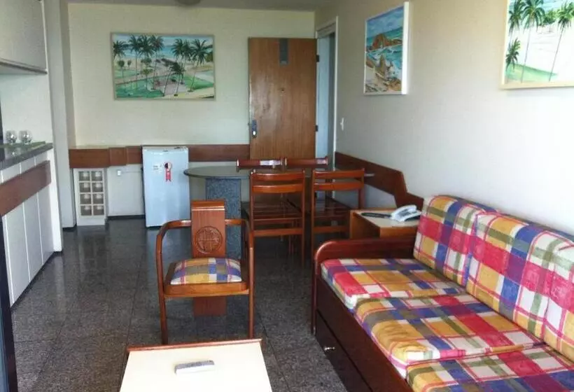 آپارتمان 2 خوابه با چشم‌انداز دریا, Iracema Residence Hotel Flat