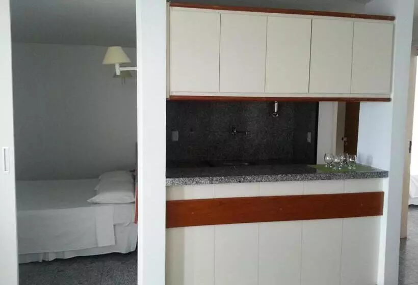 آپارتمان 2 خوابه با چشم‌انداز دریا, Iracema Residence Hotel Flat