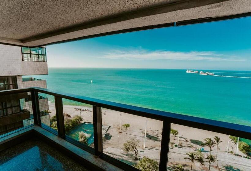 Апартаменты 2 Спальни Вид на Море, Iracema Residence Hotel Flat