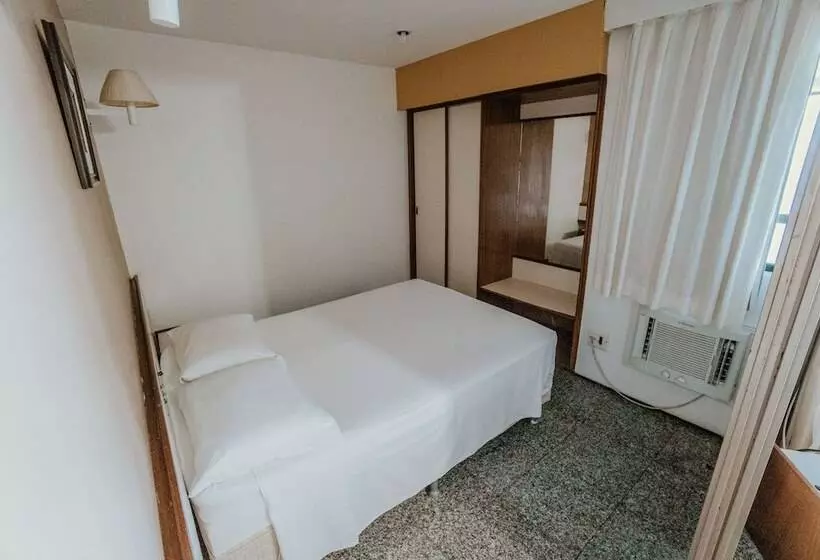 آپارتمان 1 خوابه با چشم‌انداز جانبی دریا, Iracema Residence Hotel Flat