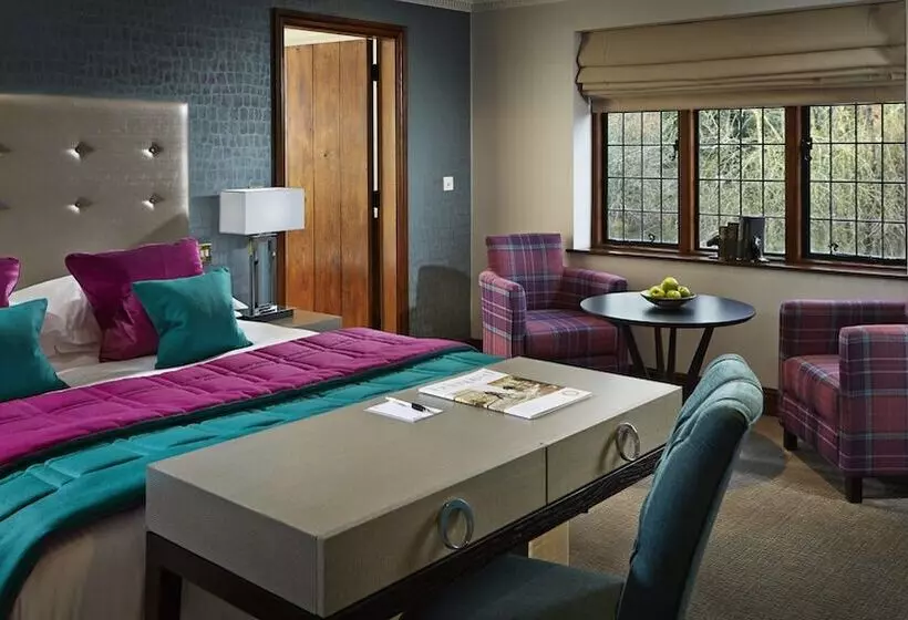 اتاق لوکس با تخت بزرگ, Langshott Manor   Luxury Hotel Gatwick